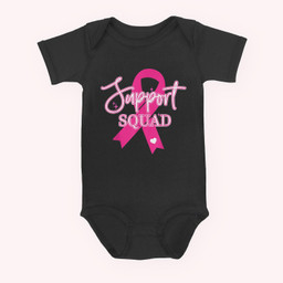 Support Squad Breast Cancer - Support Squad Baby & Infant Bodysuits-Baby Onesie-Black
