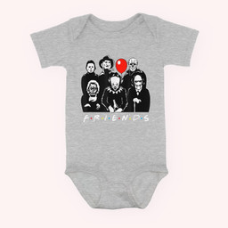 Scary Movie Character Funny Horror Movie Friends Baby & Infant Bodysuits-Baby Onesie-Hearther
