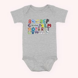 Villain Letter ABC Learning Boys Matching Evil Alphabet Lore Baby & Infant Bodysuits-Baby Onesie-Hearther