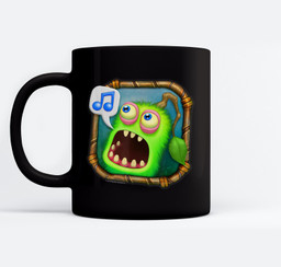 My Singing Monsters Furcorn Icon Mugs-Ceramic Mug-Black