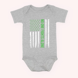 Mental Health Awareness Green Ribbon Baby & Infant Bodysuits-Baby Onesie-Hearther