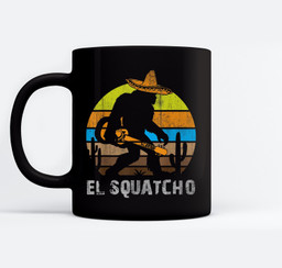 El Squatcho Bigfoot Sasquatch Mugs-Ceramic Mug-Black