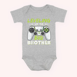 Leveling Up to Big Brother Baby & Infant Bodysuits-Baby Onesie-Hearther