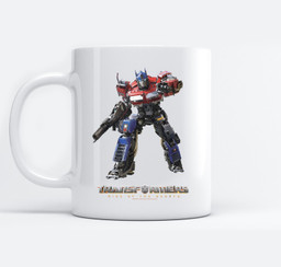 Transformers Rise of the Beasts Optimus Prime Full Body Mugs-Ceramic Mug-White