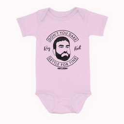 Ted Lasso Roy Kent Don't You Dare Quote Baby & Infant Bodysuits-Baby Onesie-Pink