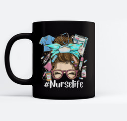 Funny NurseLife Nurse Mugs-Ceramic Mug-Black