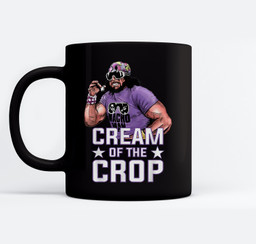 Macho-The Cream of The Crop Wrestling Ugly Christmas MeMe Mugs-Ceramic Mug-Black