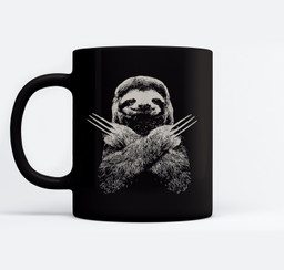 Wolverines Sloth Costume Mugs-Ceramic Mug-Black