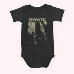David Bowie - Stacks Baby & Infant Bodysuits-Baby Onesie-Black
