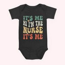 Nurses Week 2023 Nurse's Day For School Nurses Funny Nurse Baby & Infant Bodysuits-Baby Onesie-Black