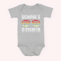 Graduation Gift Schools Out For Summer Students Teacher Baby & Infant Bodysuits-Baby Onesie-Hearther