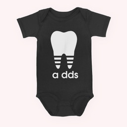 A DDS Funny Dentist Dental Student Humor Graduation Gift Baby & Infant Bodysuits-Baby Onesie-Black