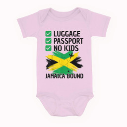 Jamaican Travel Vacation Outfit To Jamaica Men Women Jamaica Baby & Infant Bodysuits-Baby Onesie-Pink