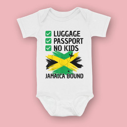 Jamaican Travel Vacation Outfit To Jamaica Men Women Jamaica Baby & Infant Bodysuits-Baby Onesie-White