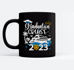 Senior Graduation Trip Cruise 2023 Aw Ship Party Cruise Mugs-Ceramic Mug-Black