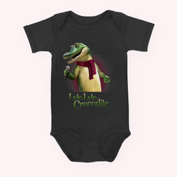 Lyle Lyle Crocodile Movie Singing Lyle Baby & Infant Bodysuits-Baby Onesie-Black