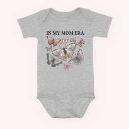 In My Mom Era Butterfly Baby & Infant Bodysuits-Baby Onesie-Hearther