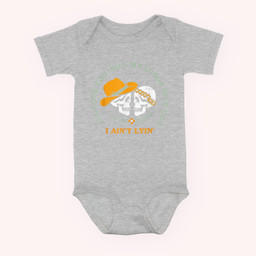 Funny I'll Love You 'Till My Lungs Give Out A Ain't Lyin' Baby & Infant Bodysuits-Baby Onesie-Hearther