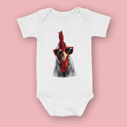 Funny Chicken Design For Men Women Rooster Chicken Lovers Baby & Infant Bodysuits-Baby Onesie-White