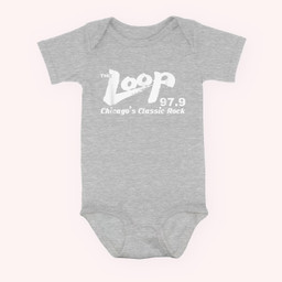 Wlup The Loop - Chicago's Classic Rock Baby & Infant Bodysuits-Baby Onesie-Hearther