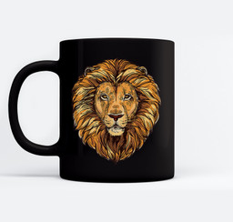 Lion Boy Womens Lion Graphic For Women Men Mugs-Ceramic Mug-Black