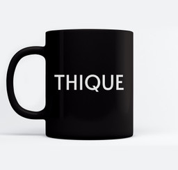 Thique Healthy Body Proud Thick Woman Mugs-Ceramic Mug-Black