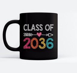 Class Of 2036 Kindergarten Pre K Grow With Me Graduation Mugs-Ceramic Mug-Black