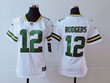 Green Bay Packers Aaron Rodgers #12 NFL 2020 White Womens Jersey