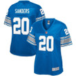 Womens Detroit Lions Barry Sanders Royal Retired Player Jersey