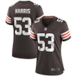 Womens Cleveland Browns Nick Harris Brown Game Jersey