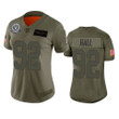 Womens Oakland Raiders P.J. Hall Limited Jersey 2019 Salute to Service