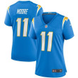 Womens Los Angeles Chargers Jason Moore Powder Blue Team Game Jersey