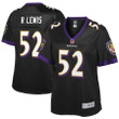 Womens Baltimore Ravens Ray Lewis Black Retired Player Jersey