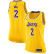 Lonzo Ball Los Angeles Lakers Womens Jersey Gold Icon Edition 2019