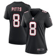 Womens Atlanta Falcons Kyle Pitts Black Game Jersey Gift for Atlanta Falcons fans