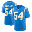 Mens Los Angeles Chargers Matt Overton Powder Blue Game Jersey gift for Los Angeles Chargers fans