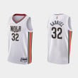 New Orleans Pelicans Wenyen Gabriel #32 NBA Basketball City Edition White Jersey Gift For Pelicans Fans