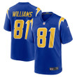 Mens Los Angeles Chargers Mike Williams Royal Game Jersey gift for Los Angeles Chargers fans