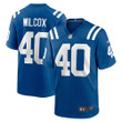 Mens Colts Chris Wilcox Royal Game Jersey gift for Colts fans