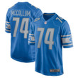 Mens Detroit Lions Ryan McCollum Blue Game Jersey gift for Detroit Lions fans