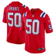 Mens New England Patriots Mike Vrabel Red Retired Player Alternate Game Jersey gift for New England Patriots fans