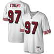 Mens San Francisco 49ers Bryant Young White 1994 Legacy Jersey gift for San Francisco 49Ers fans