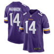 Mens Minnesota Vikings Sean Mannion Purple Player Game Jersey gift for Minnesota Vikings fans