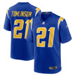 Mens Los Angeles Chargers LaDainian Tomlinson Royal Retired Player Alternate Game Jersey gift for Los Angeles Chargers fans