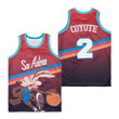 San Antonio Spurs Coyote 2 Looney Tunes Mashup NBA Team Basketball Jersey Gift For Spurs Fans