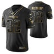 New England Patriots Devin McCourty 32 2021 NFL Golden Edition Black Jersey Gift For Patriots Fans