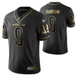 Cincinnati Bengals Joe Burrow 9 2021 NFL Golden Edition Black Jersey Gift For Bengals Fans