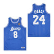 Los Angeles Lakers Kobe Bryant 8 24 1978 2020 NBA Legavy Legends Basketball Blue Jersey Gift For Lakers Fans