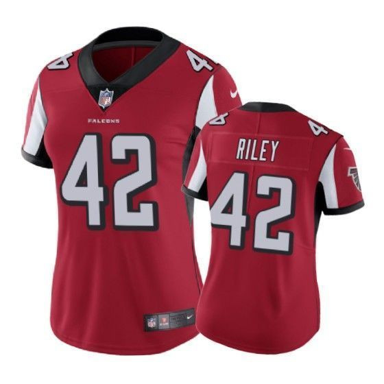 Atlanta Falcons Duke Riley Red Womens Jersey