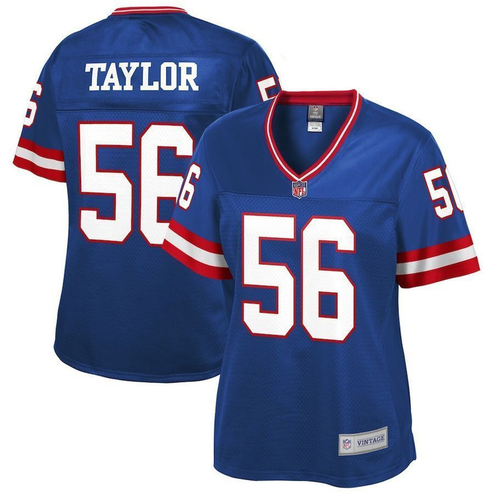 Womens New York Giants Lawrence Taylor Royal Retired Player Jersey